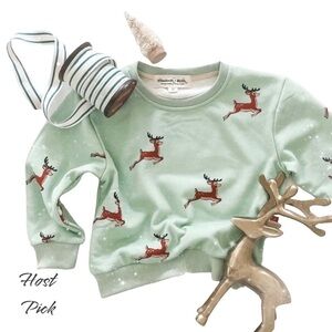 Run, Run Rudolph Kids Pullover